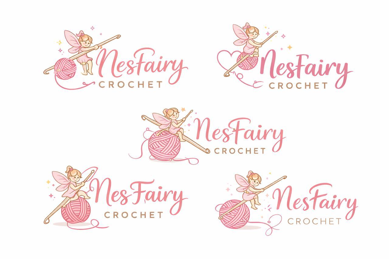 NesFairy Crochet — variantes logo